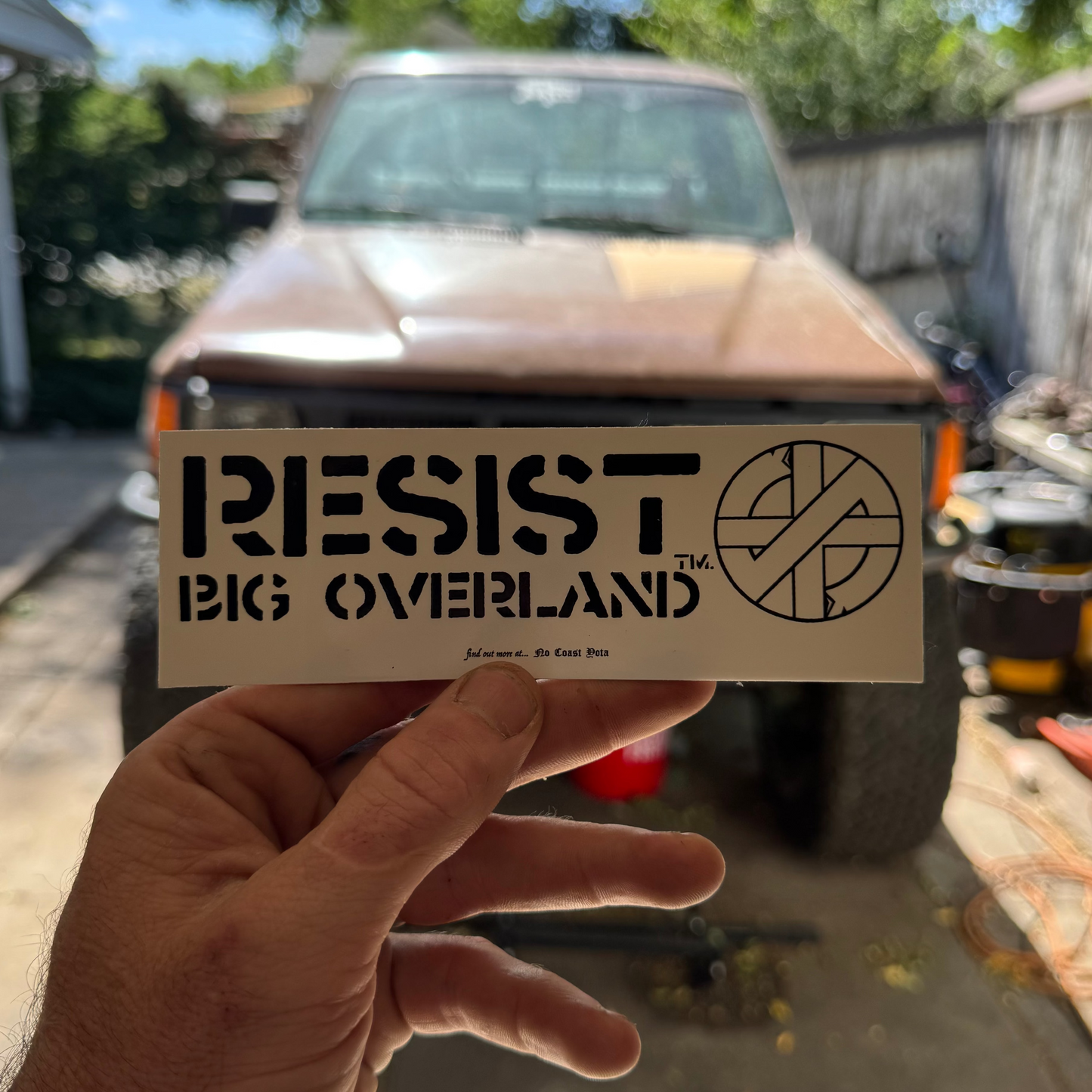 RESIST BIG OVERLAND™ Sticker