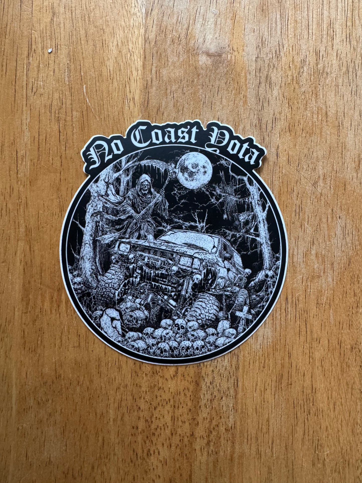 Death by Metal sticker!