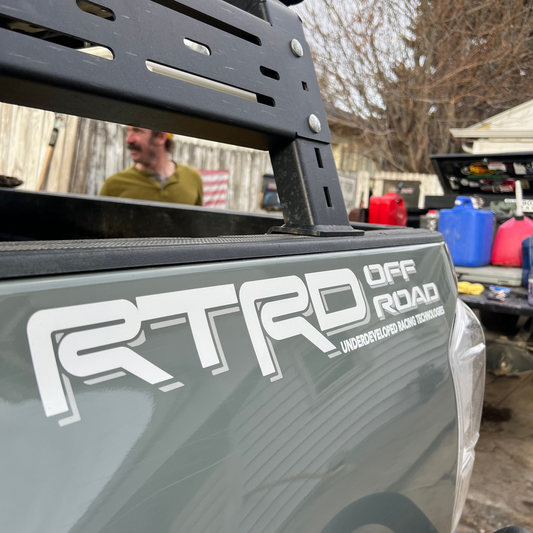 RTRD OEM Bedside Decal - WHITE