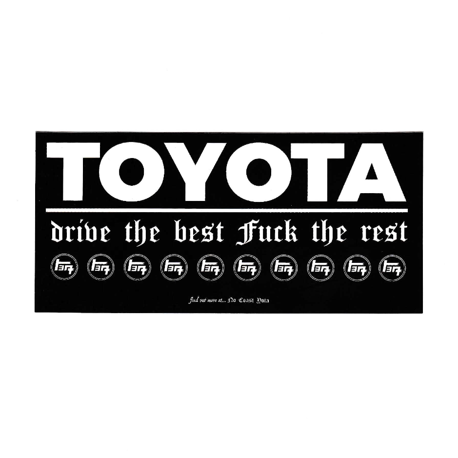 DRIVE THE BEST Sticker