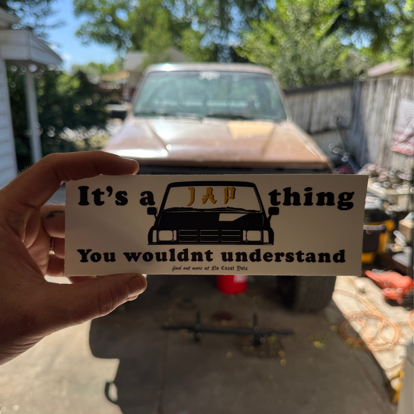 IT'S A JAP THING Bumper Sticker